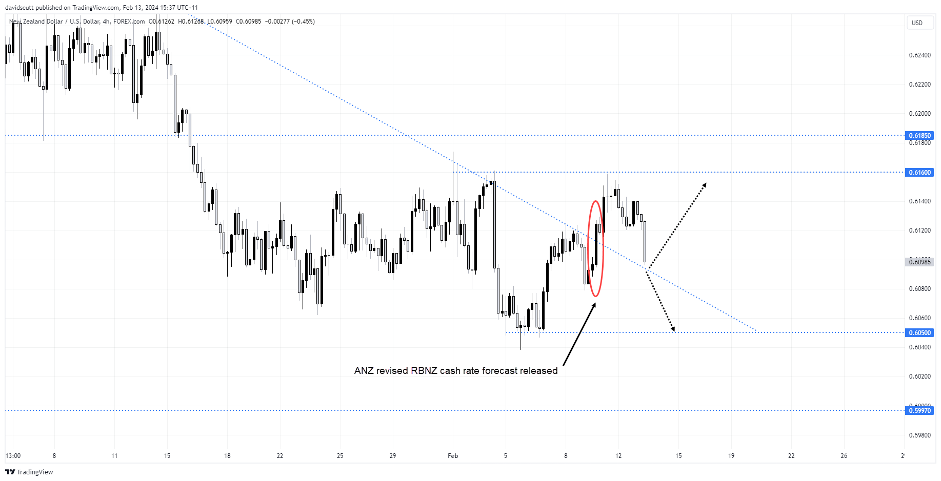 nzd usd feb 13