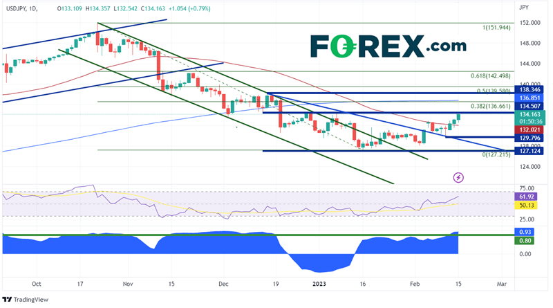 Daily USD/JPY Chart